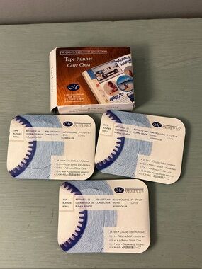 Creative Memories Tape Runner and 3 Refills New